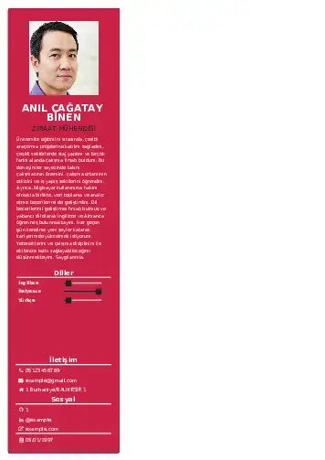 Ziraat Mühendisi Cv Örnekleri cv indir